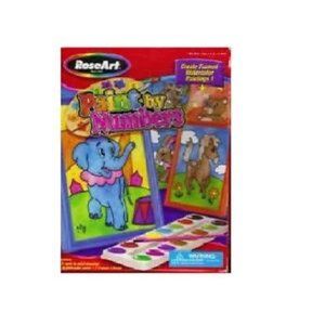 Rose Art Paint by Numbers Watercolor Paintings